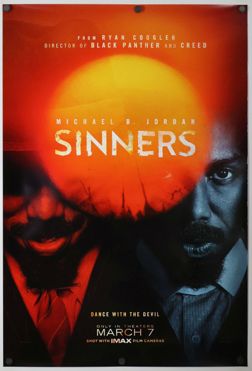 Sinners (2025) original theatrical movie poster - Advance