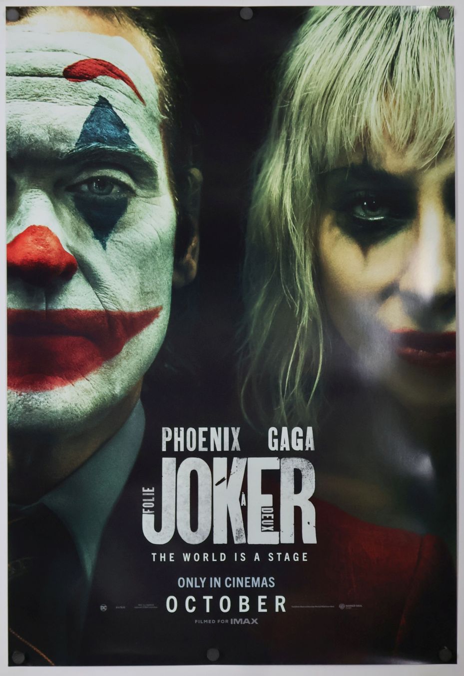Joker: Folie à Deux (2024) original theatrical movie poster - International Style C