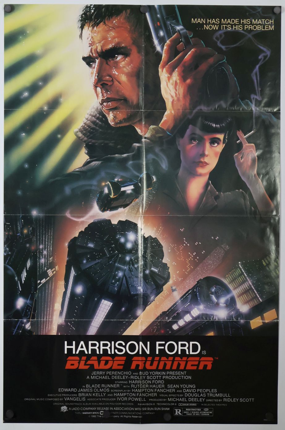 Blade Runner (1982) original theatrical movie poster - Final