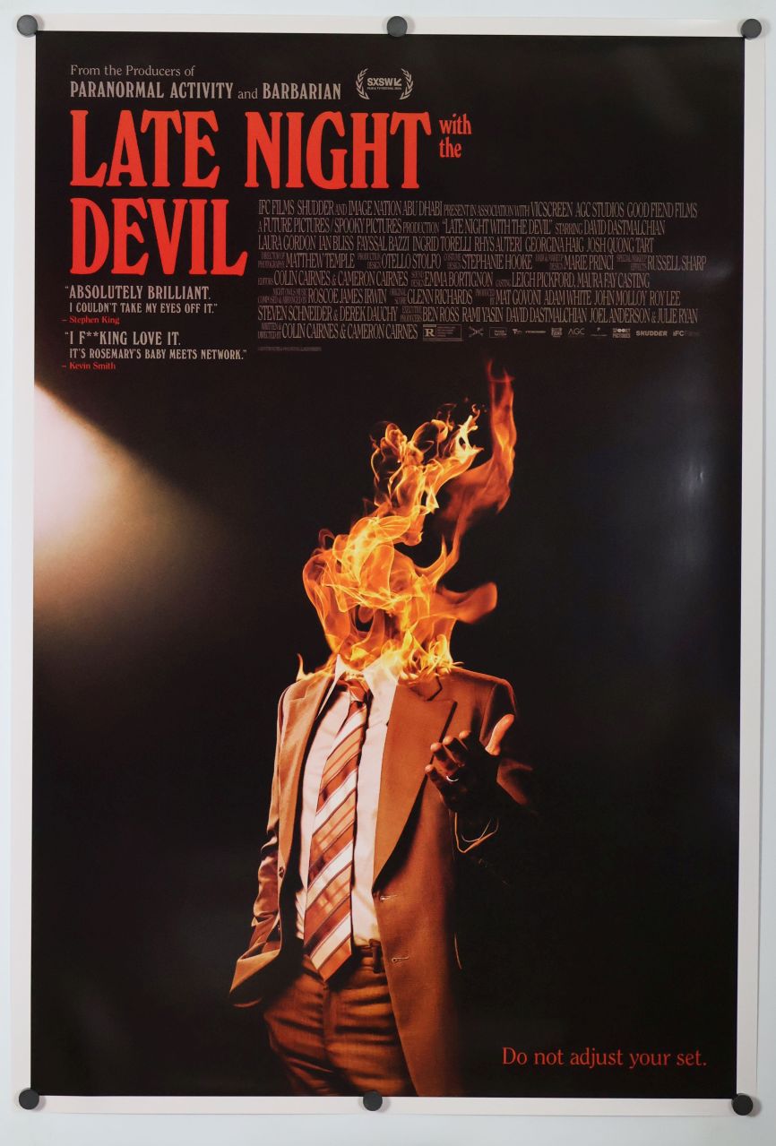 Late Night with the Devil (2024) original theatrical movie poster - International