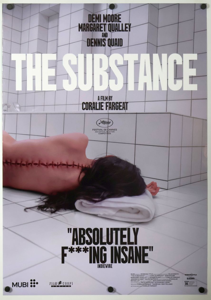 The Substance (2024) original theatrical movie poster - Final