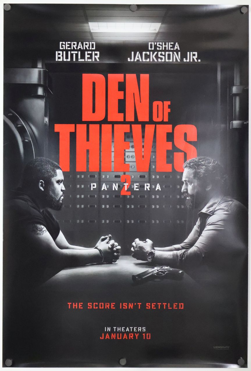 Den of Thieves 2: Pantera (2025) original theatrical movie poster - Advance