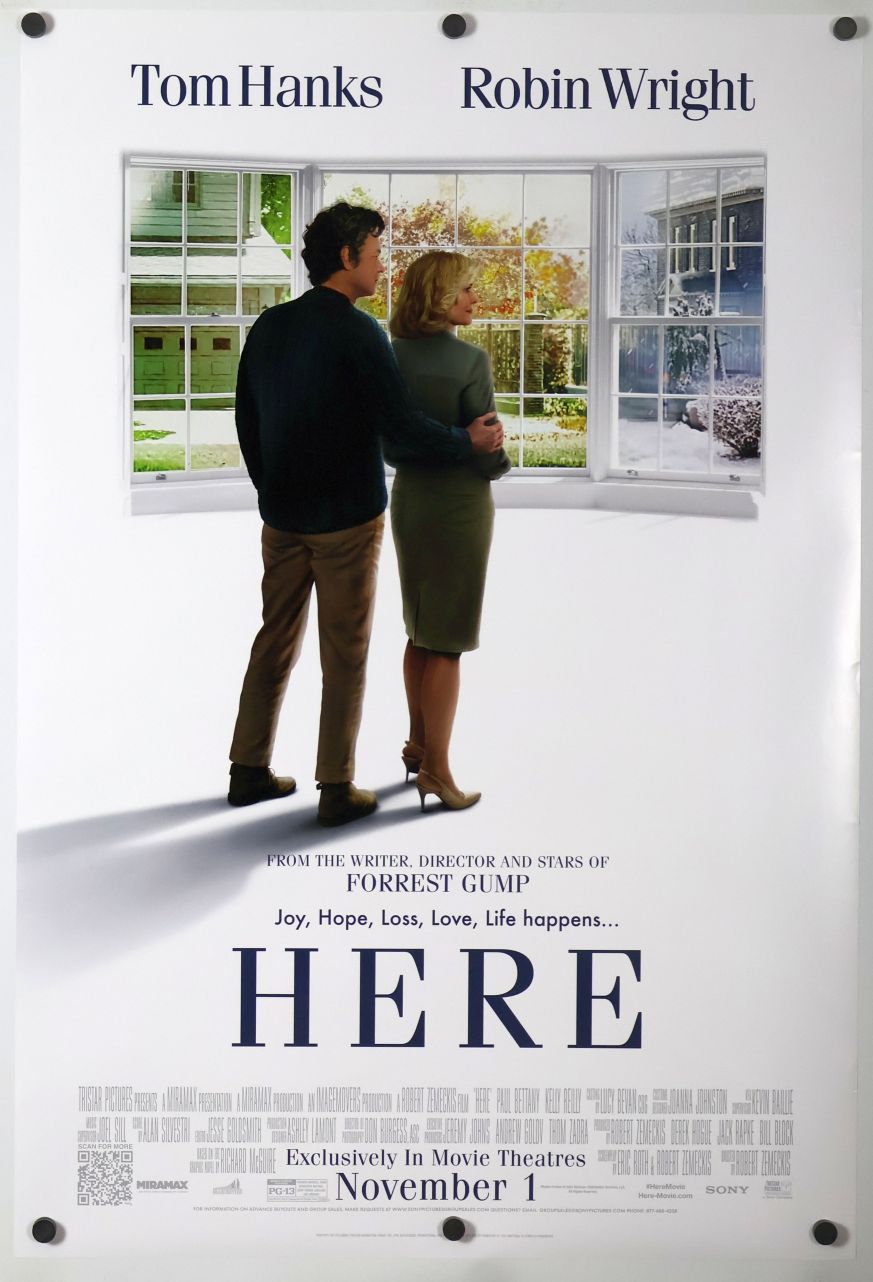 Here (2024) original theatrical movie poster - Final