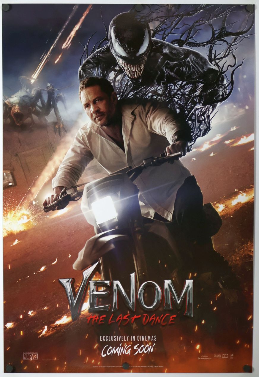 Venom: The Last Dance (2024) original theatrical movie poster - International Advance B