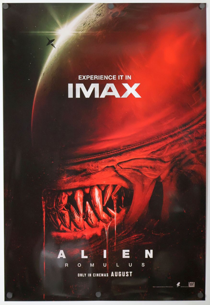 Alien: Romulus (2024) original theatrical movie poster - International IMAX