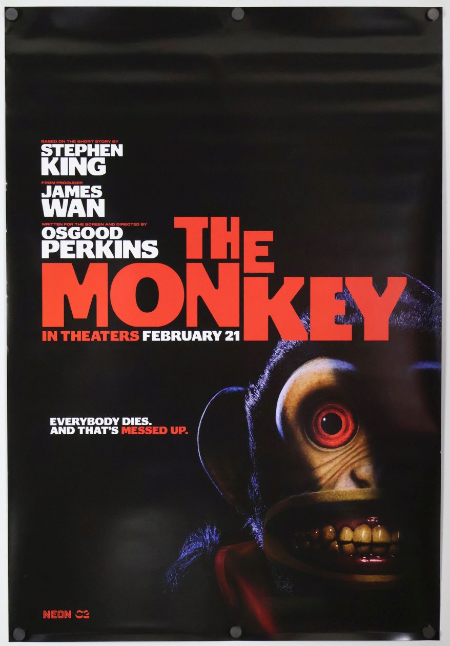 The Monkey (2025) original theatrical movie poster - Advance