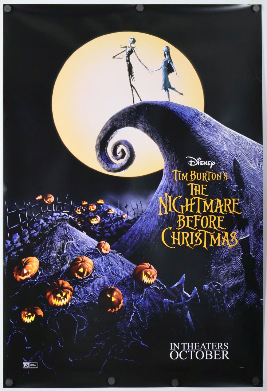 The Nightmare Before Christmas (2024) original theatrical movie poster - Re-Release