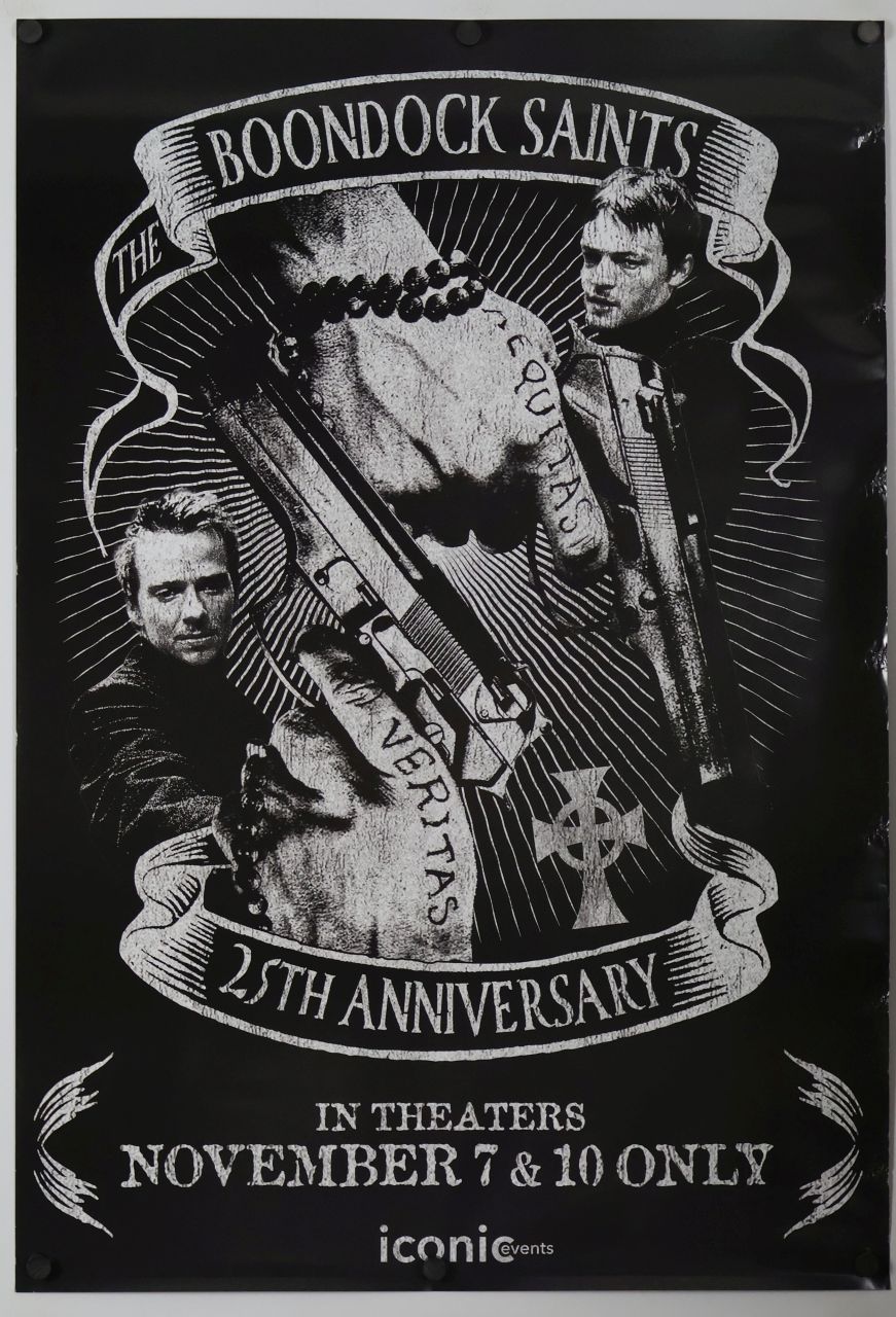 The Boondock Saints (2024) original theatrical movie poster - Re-Release