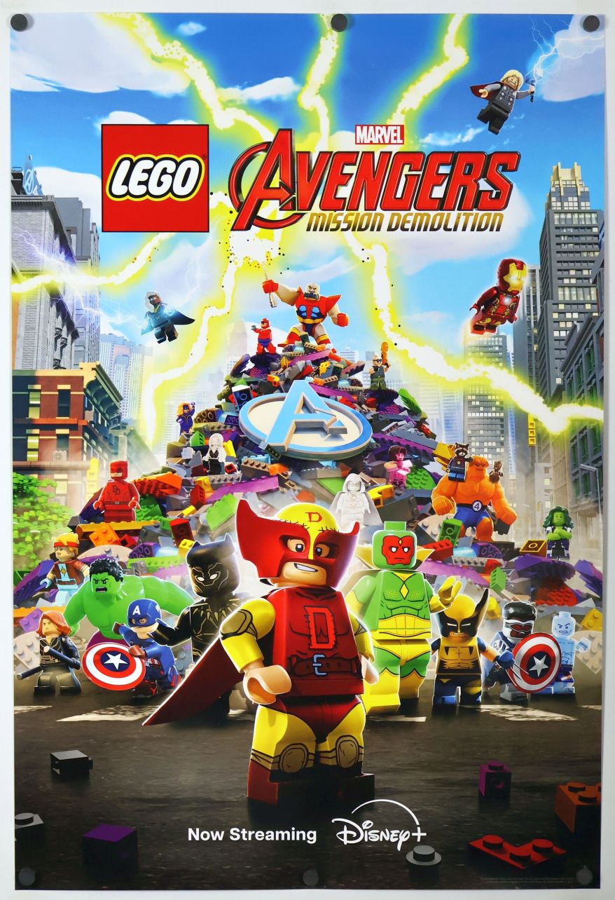 Lego Marvel Avengers: Mission Demolition (2024) original theatrical movie poster - Final