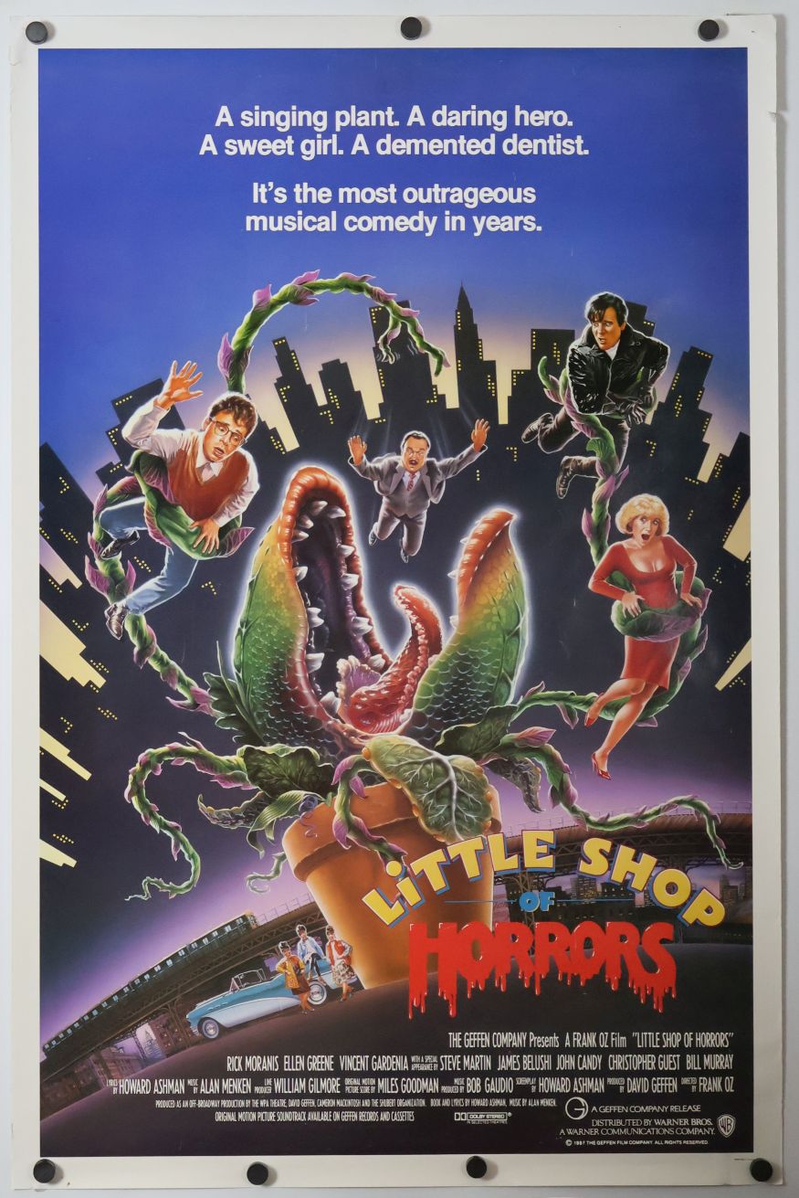 Little Shop of Horrors (1986) original theatrical movie poster - International
