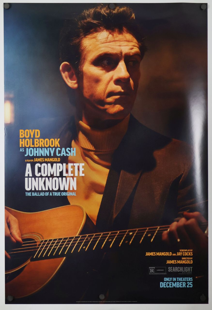 A Complete Unknown (2024) original theatrical movie poster - Advance Style D