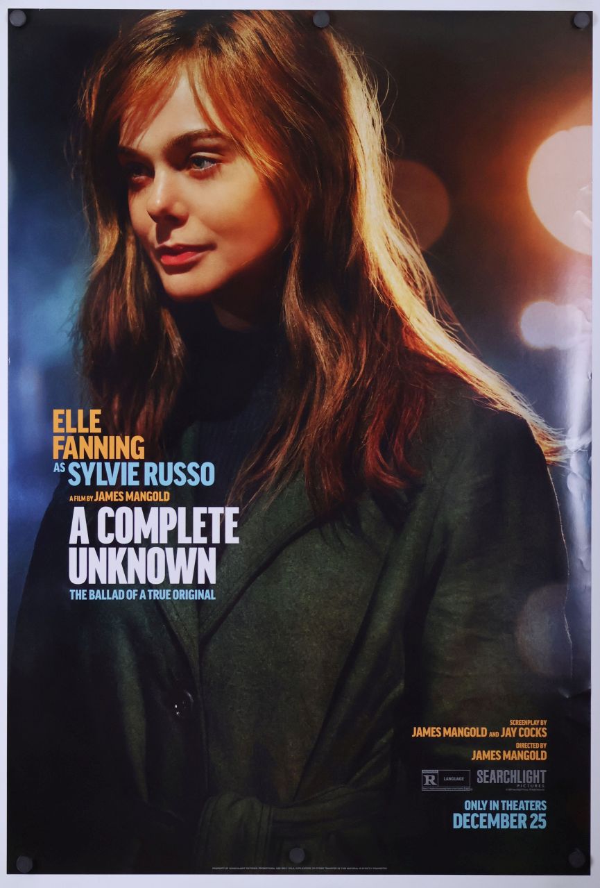 A Complete Unknown (2024) original theatrical movie poster - Advance Style E