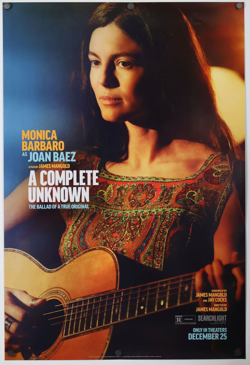 A Complete Unknown (2024) original theatrical movie poster - Advance Style F