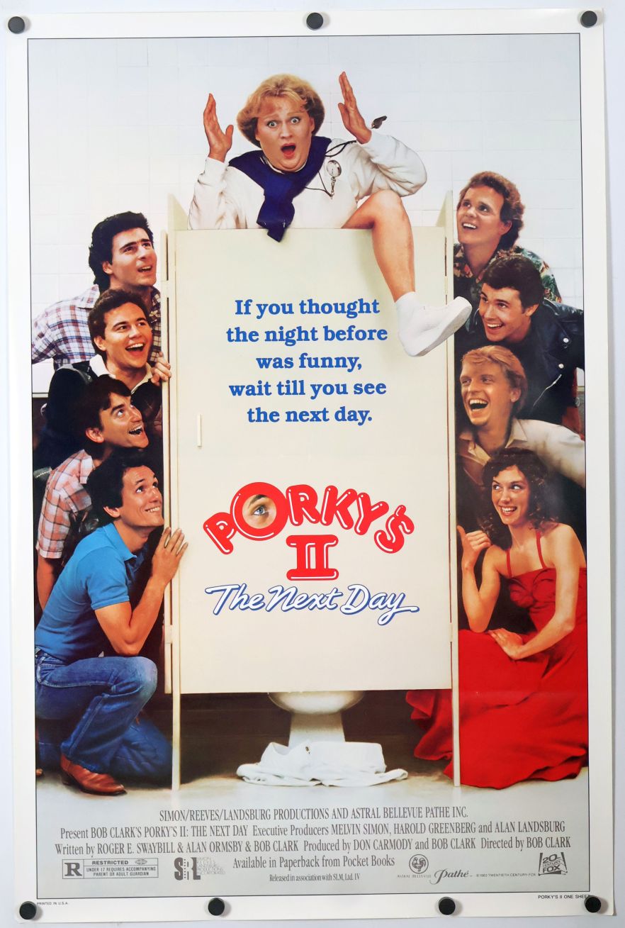 Porky's II: The Next Day (1983) original theatrical movie poster - Final