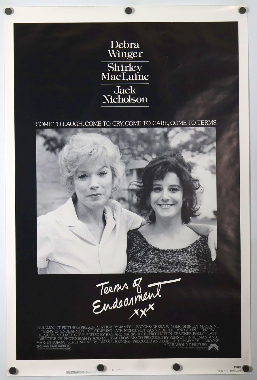 Terms of Endearment (1983) original theatrical movie poster - Final