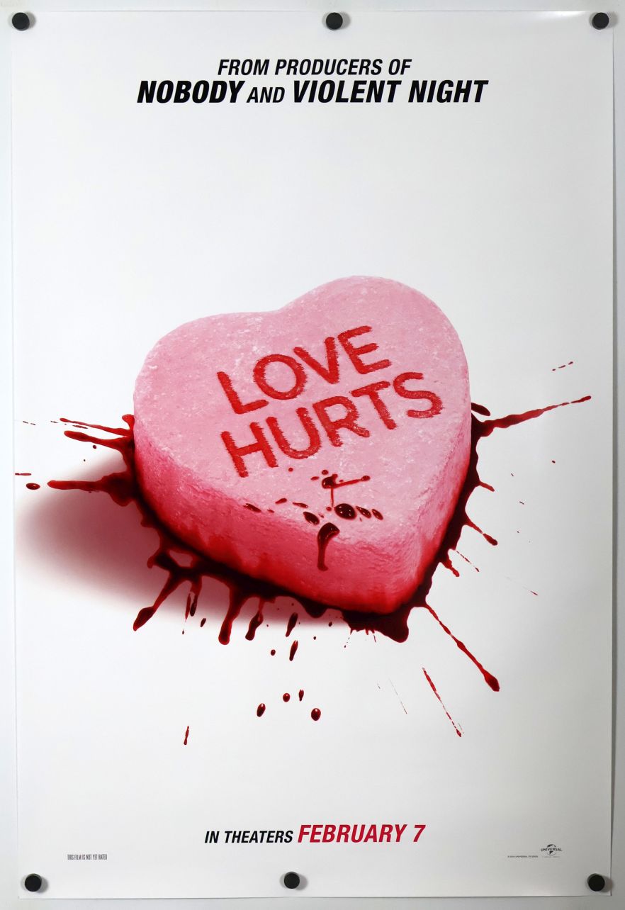 Love Hurts (2025) original theatrical movie poster - Advance