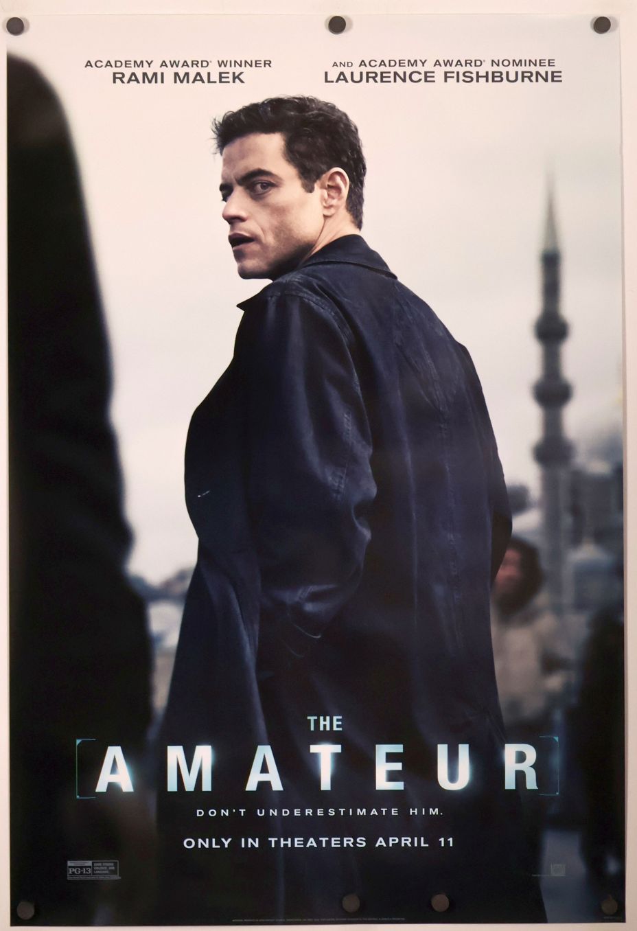 The Amateur (2025) original theatrical movie poster - Advance