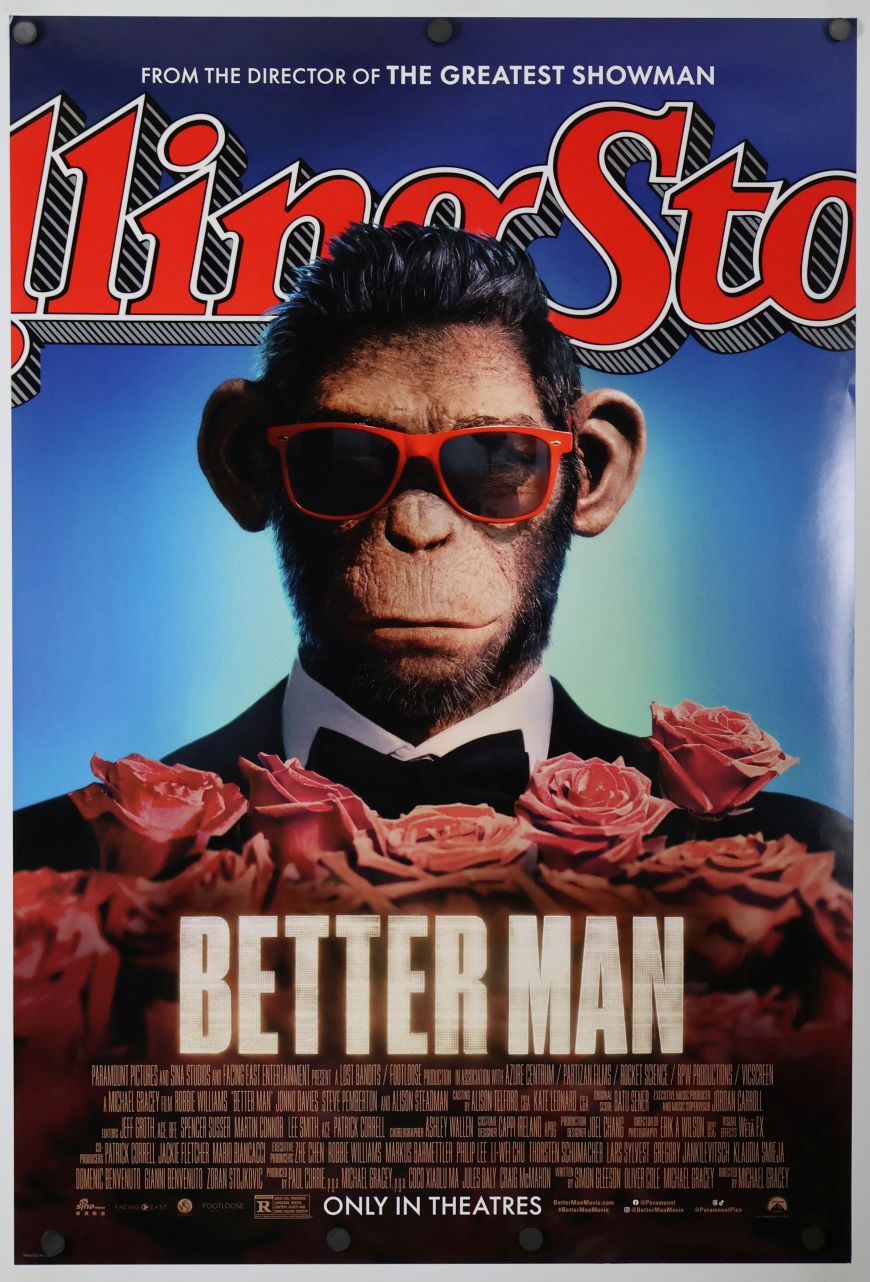Better Man (2024) original theatrical movie poster - Final