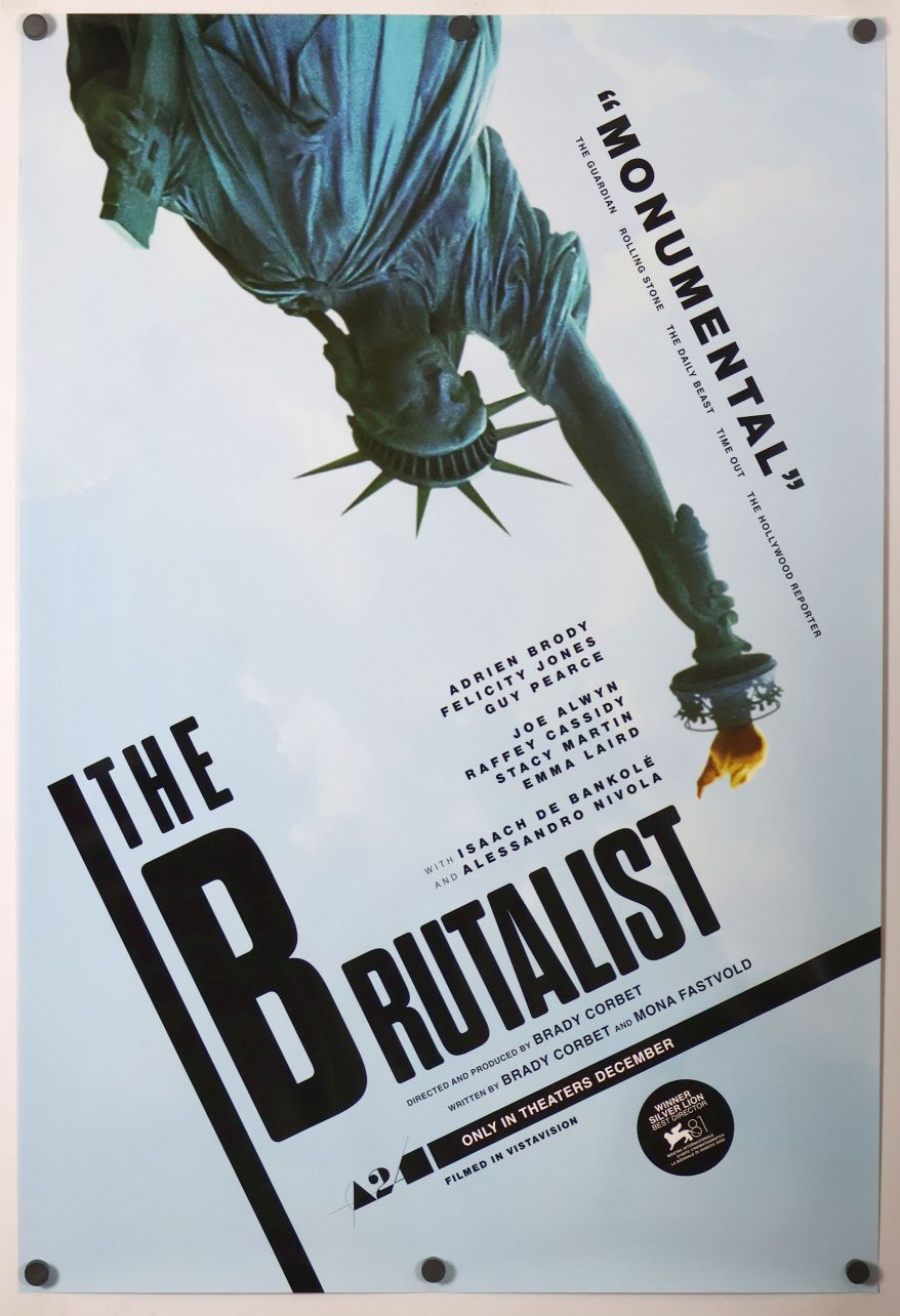The Brutalist (2024) original theatrical movie poster - Final
