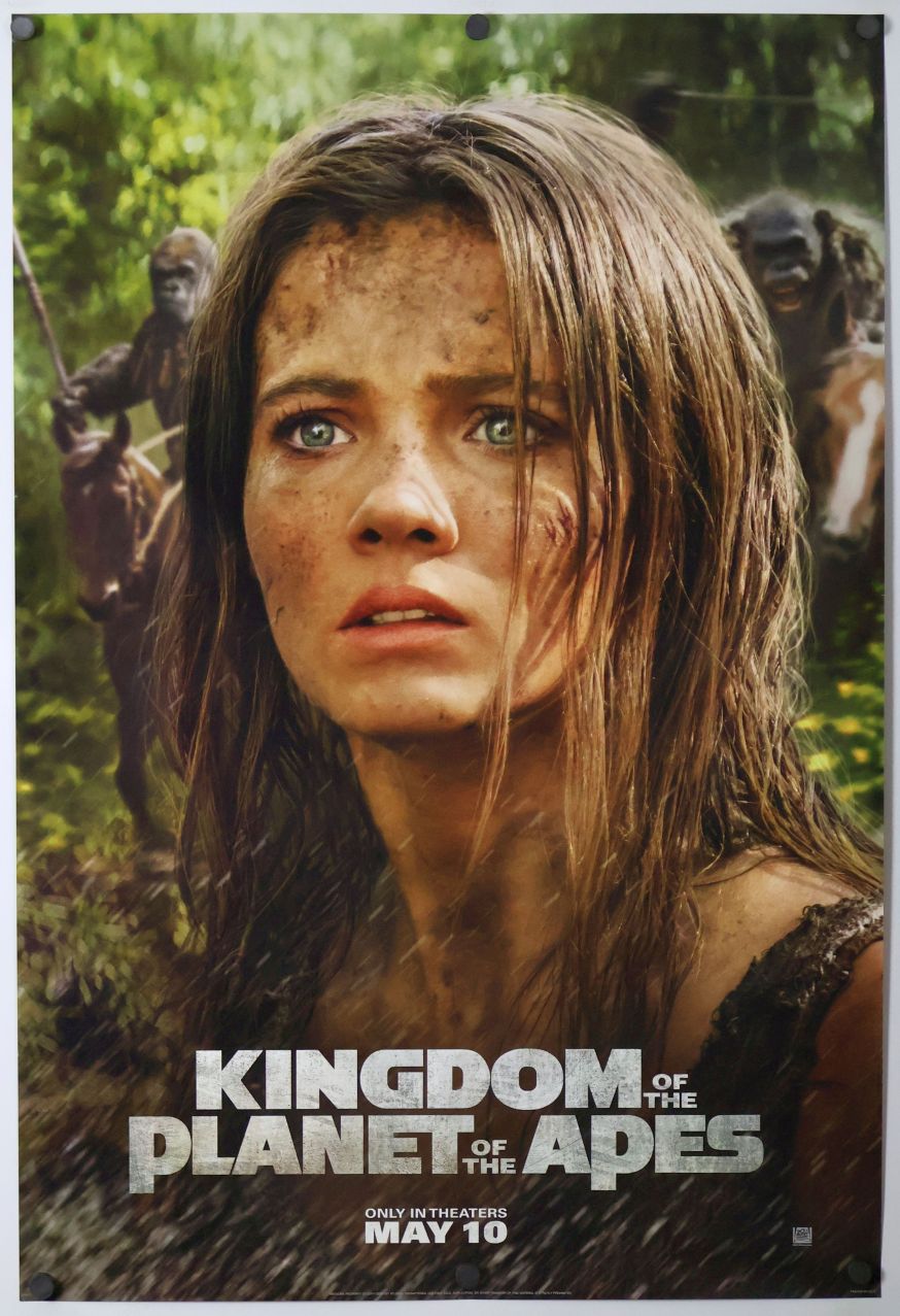 Kingdom of the Planet of the Apes (2024) original theatrical movie poster - Advance Style C