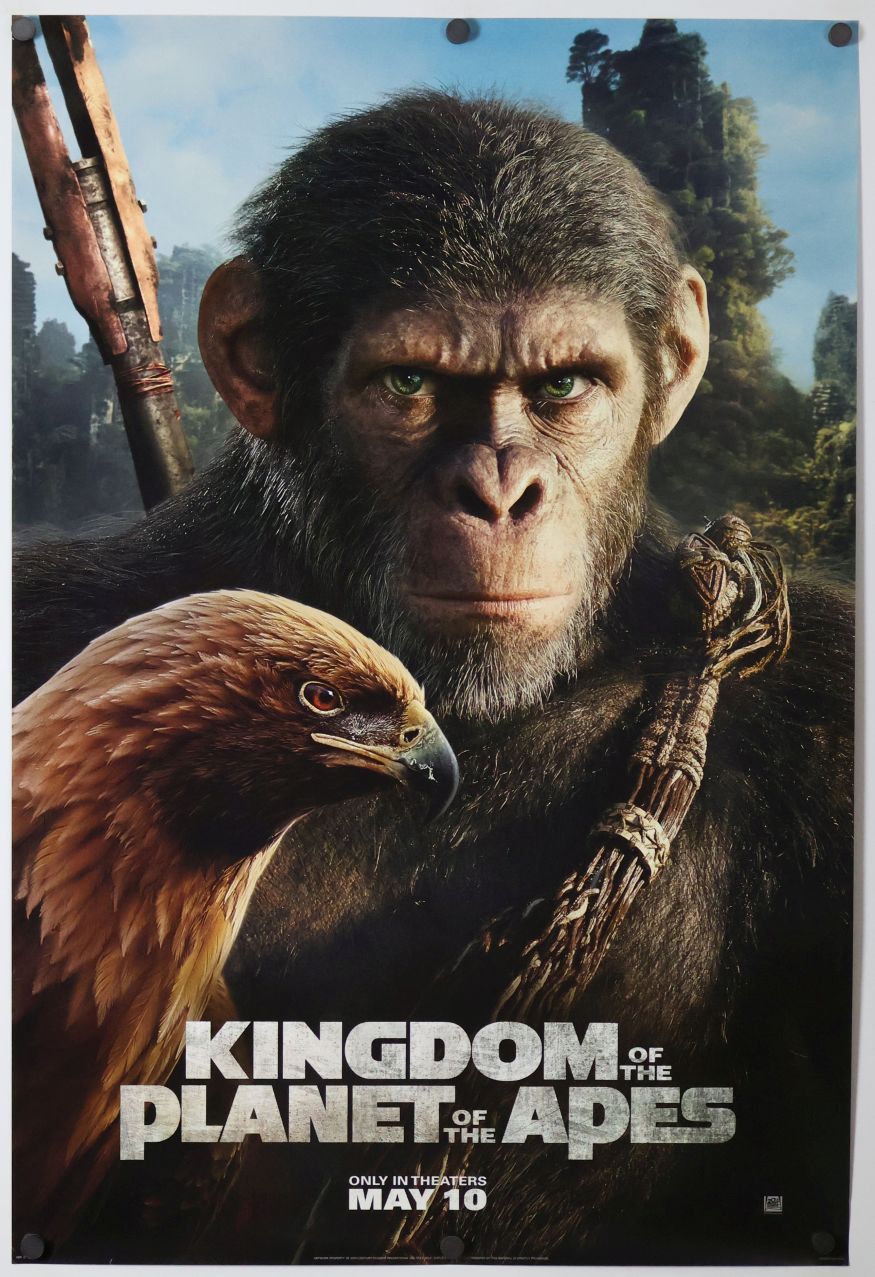 Kingdom of the Planet of the Apes (2024) original theatrical movie poster - Advance Style D