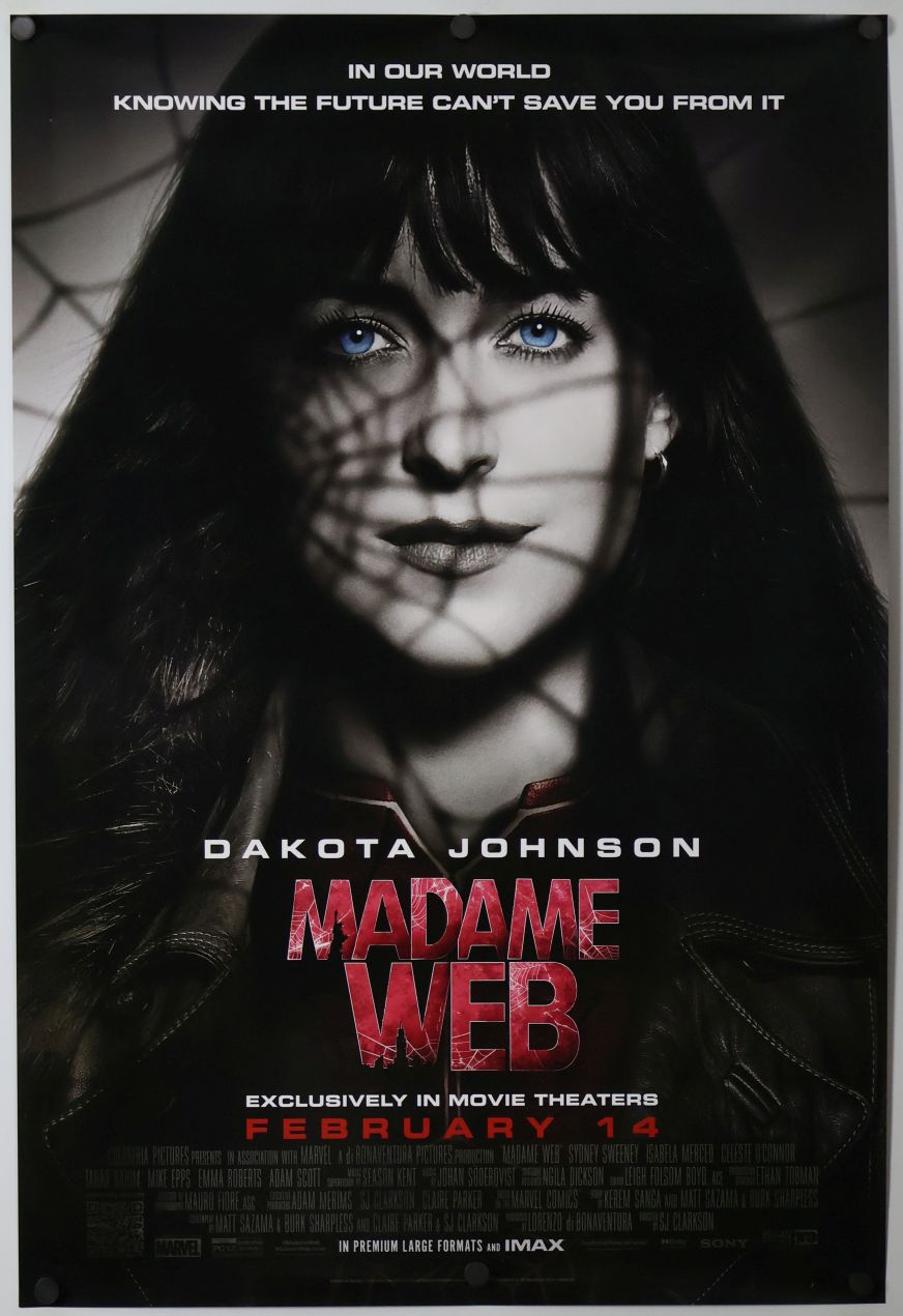 Madame Web (2024) original theatrical movie poster - Final
