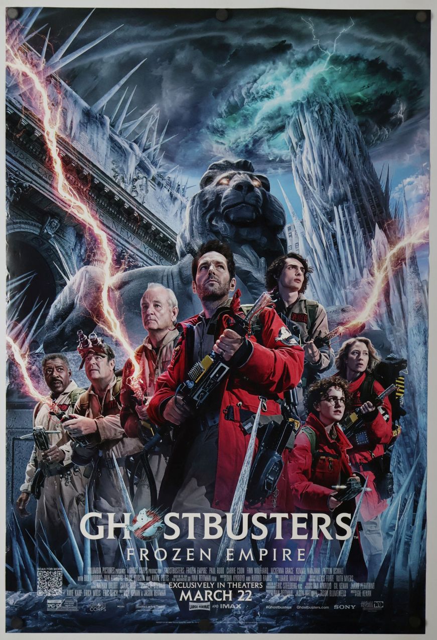Ghostbusters Sequel (2024) original theatrical movie poster - Final