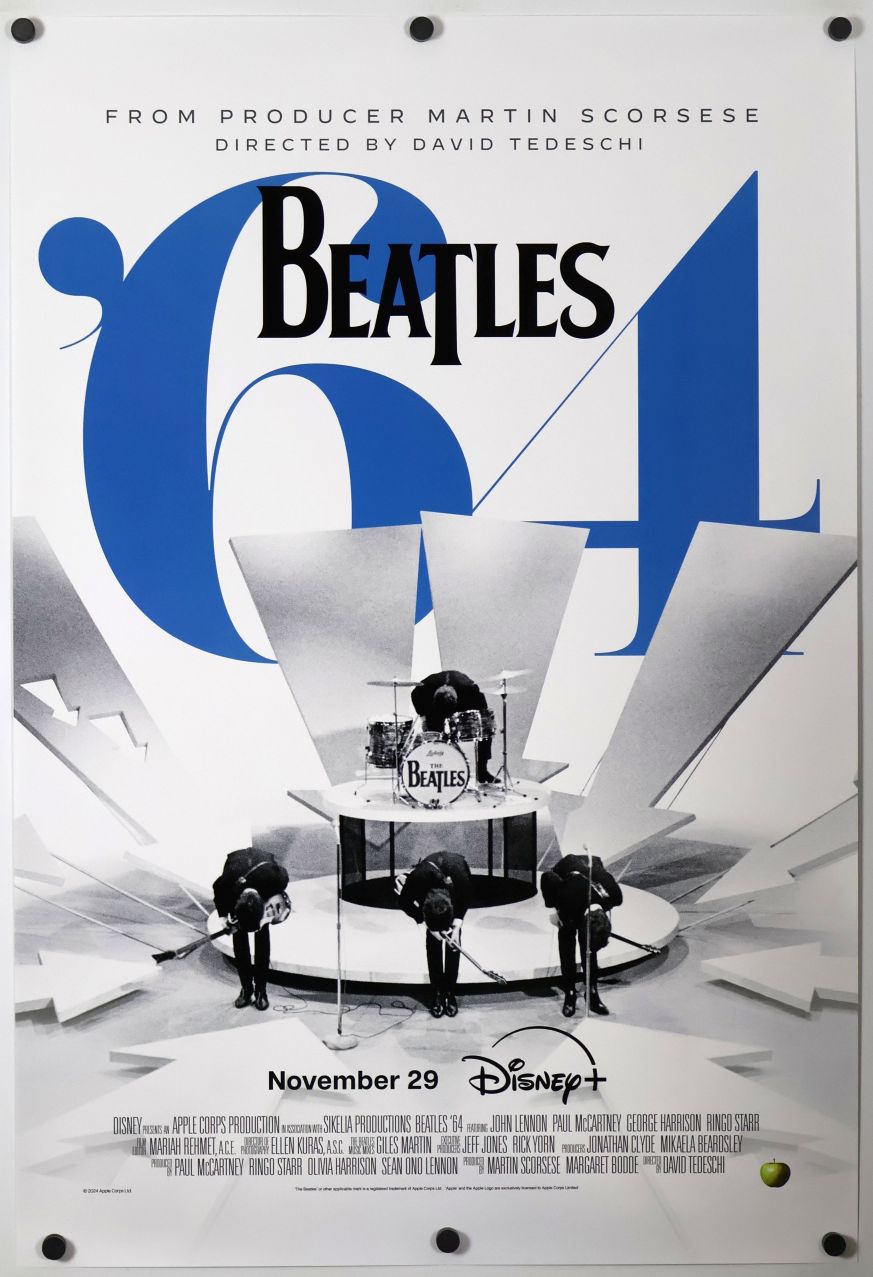 Beatles '64 (2024) original theatrical movie poster - Final
