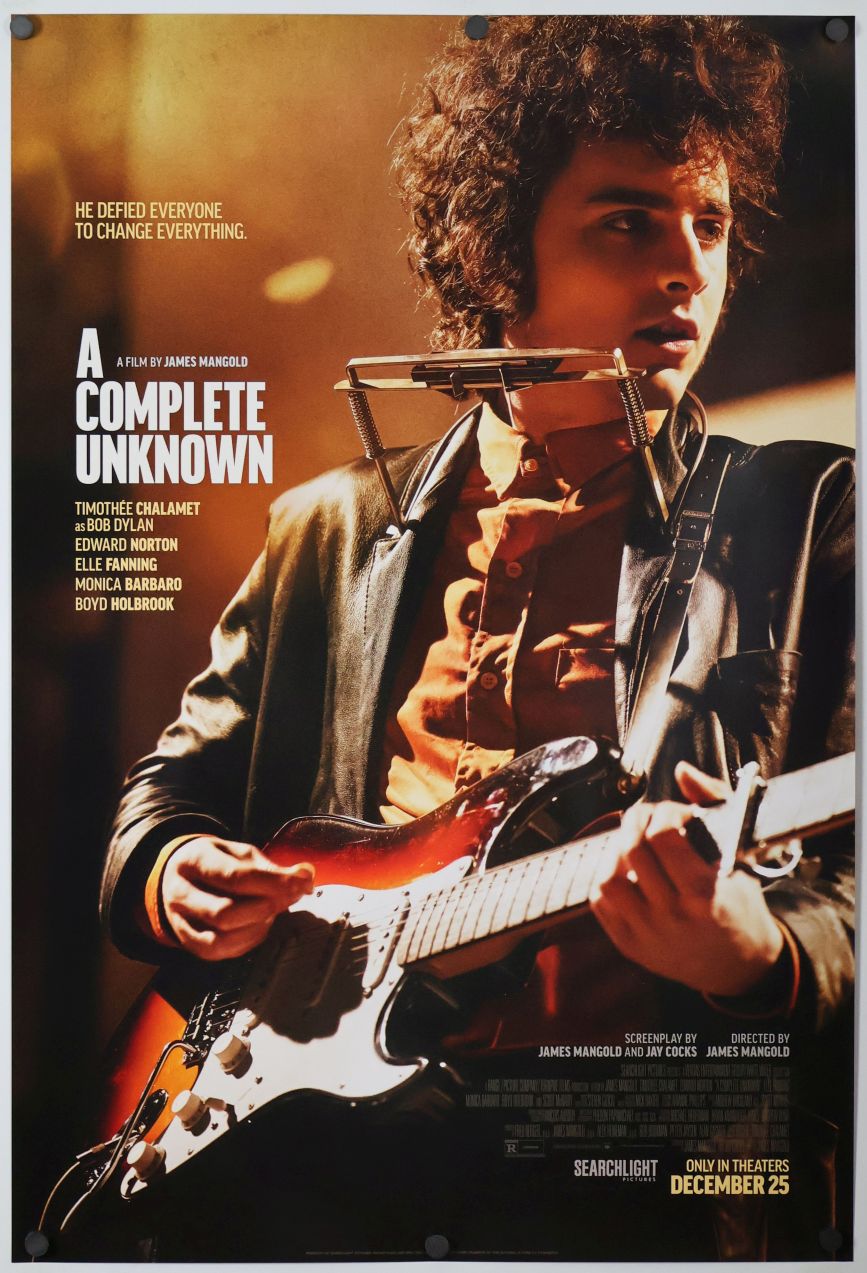 A Complete Unknown (2024) original theatrical movie poster - Final