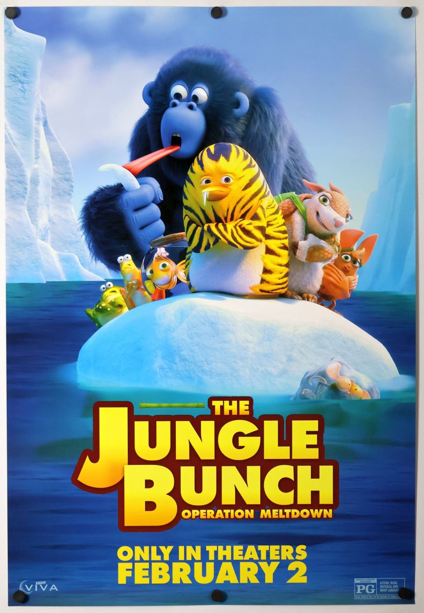 Jungle Bunch: Operation Meltdown (2024) original theatrical movie poster - Final