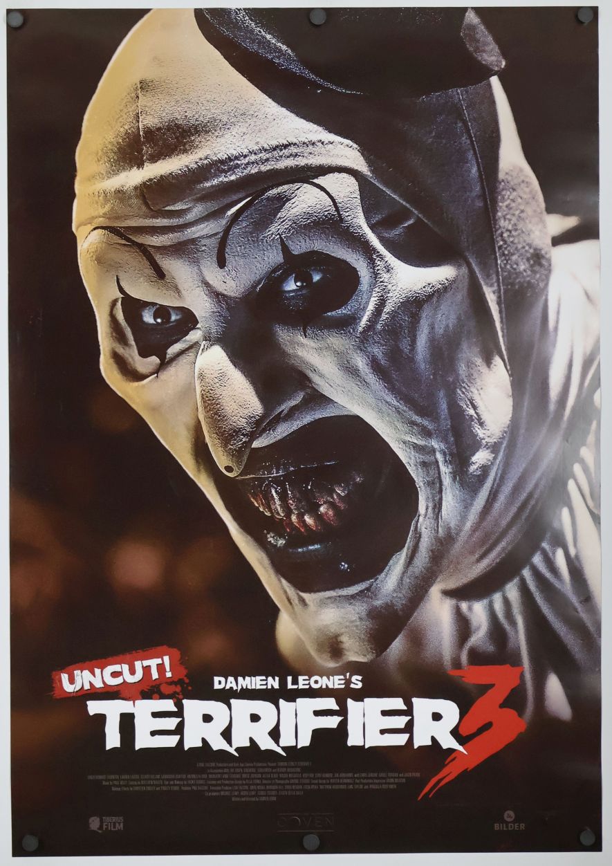 Terrifier 3 (2024) original theatrical movie poster - Final