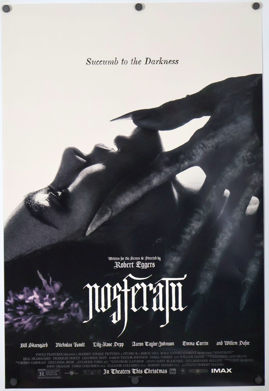 Nosferatu (2024) original theatrical movie poster - Final