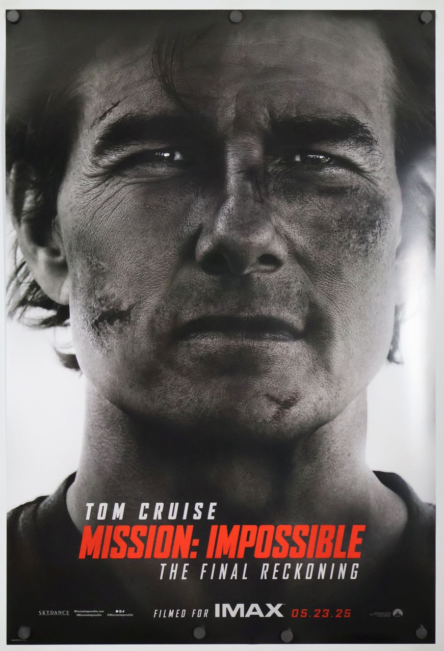 Mission: Impossible - The Final Reckoning (2025) original theatrical movie poster - Advance IMAX