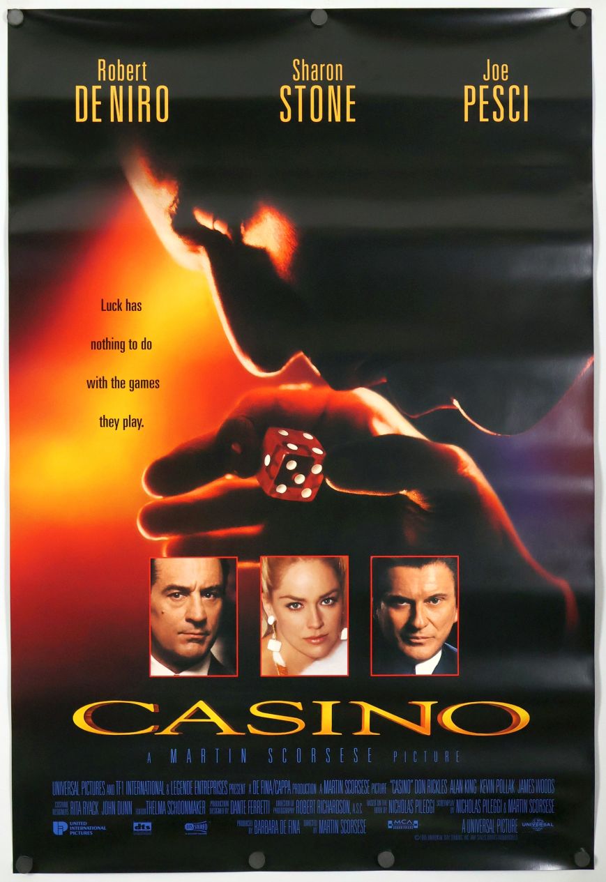 Casino (1995) original theatrical movie poster - International Final