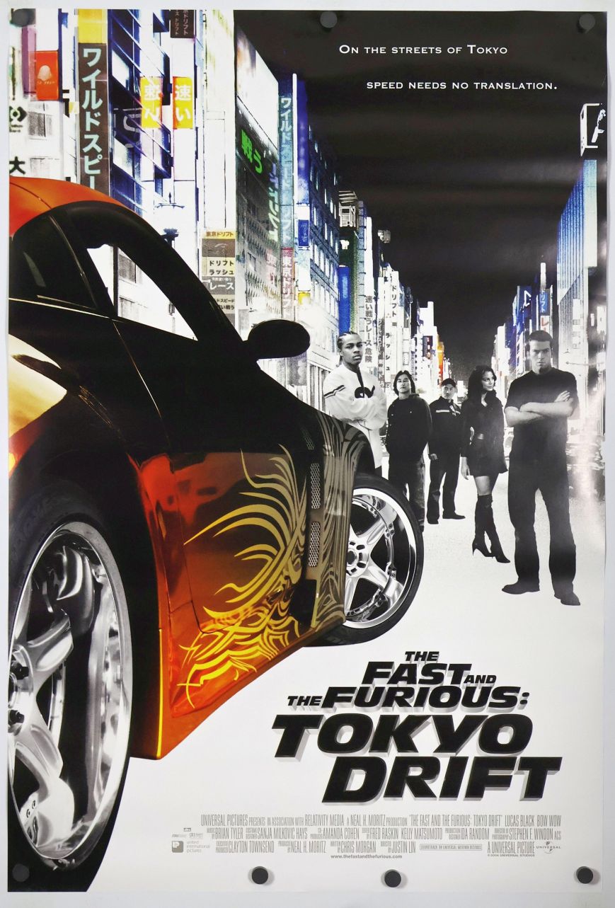 The Fast and the Furious: Tokyo Drift (2006) original theatrical movie poster - International Final