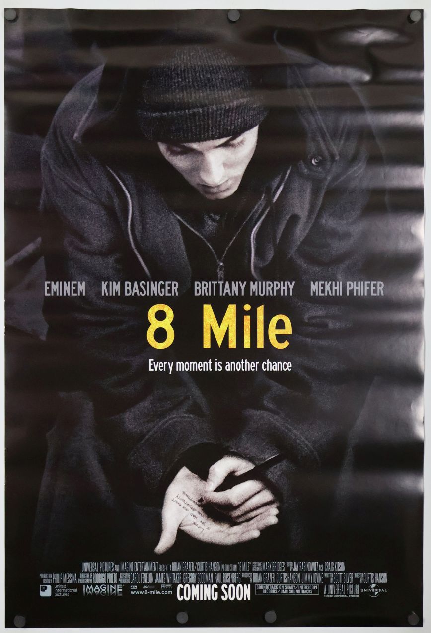 8 Mile (2002) original theatrical movie poster - International Final