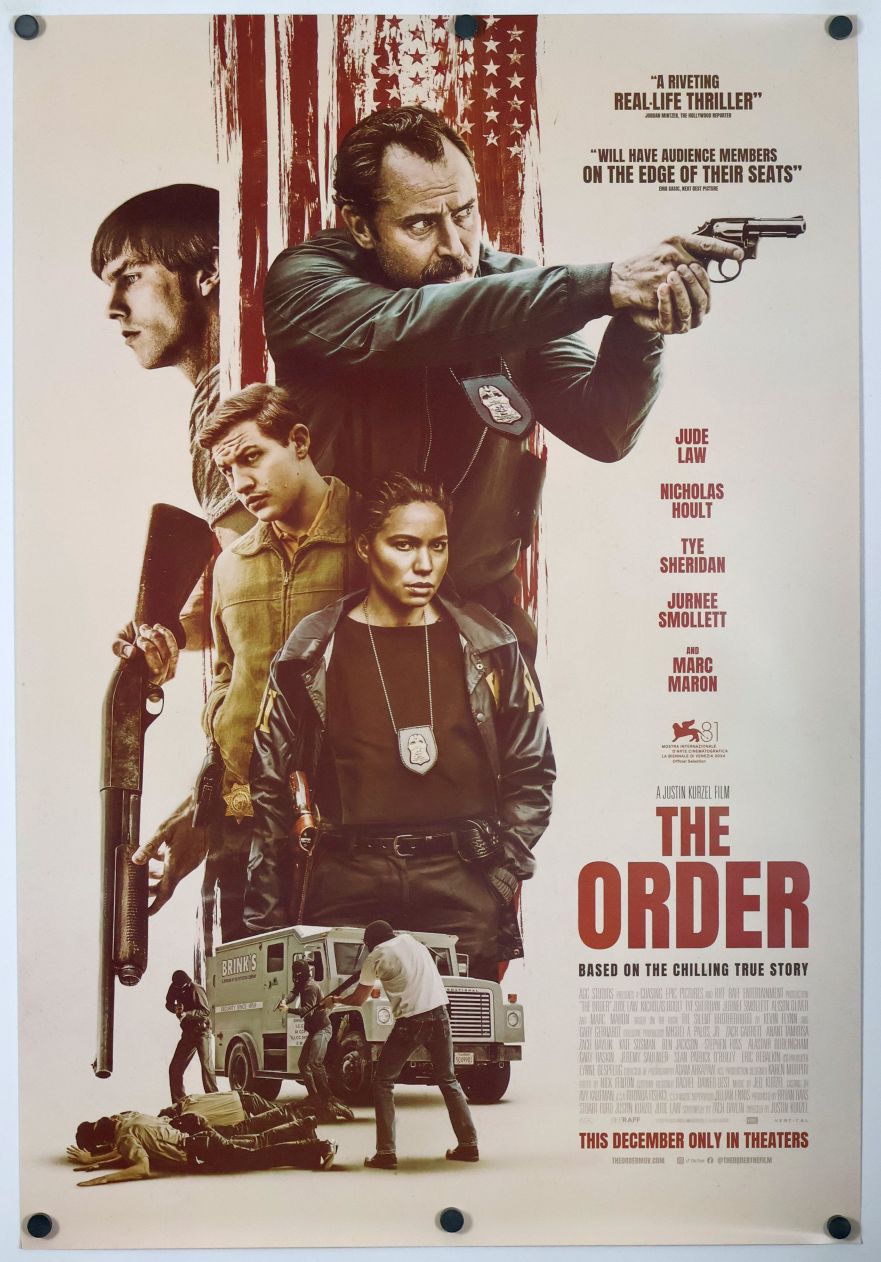 The Order (2024) original theatrical movie poster - Final