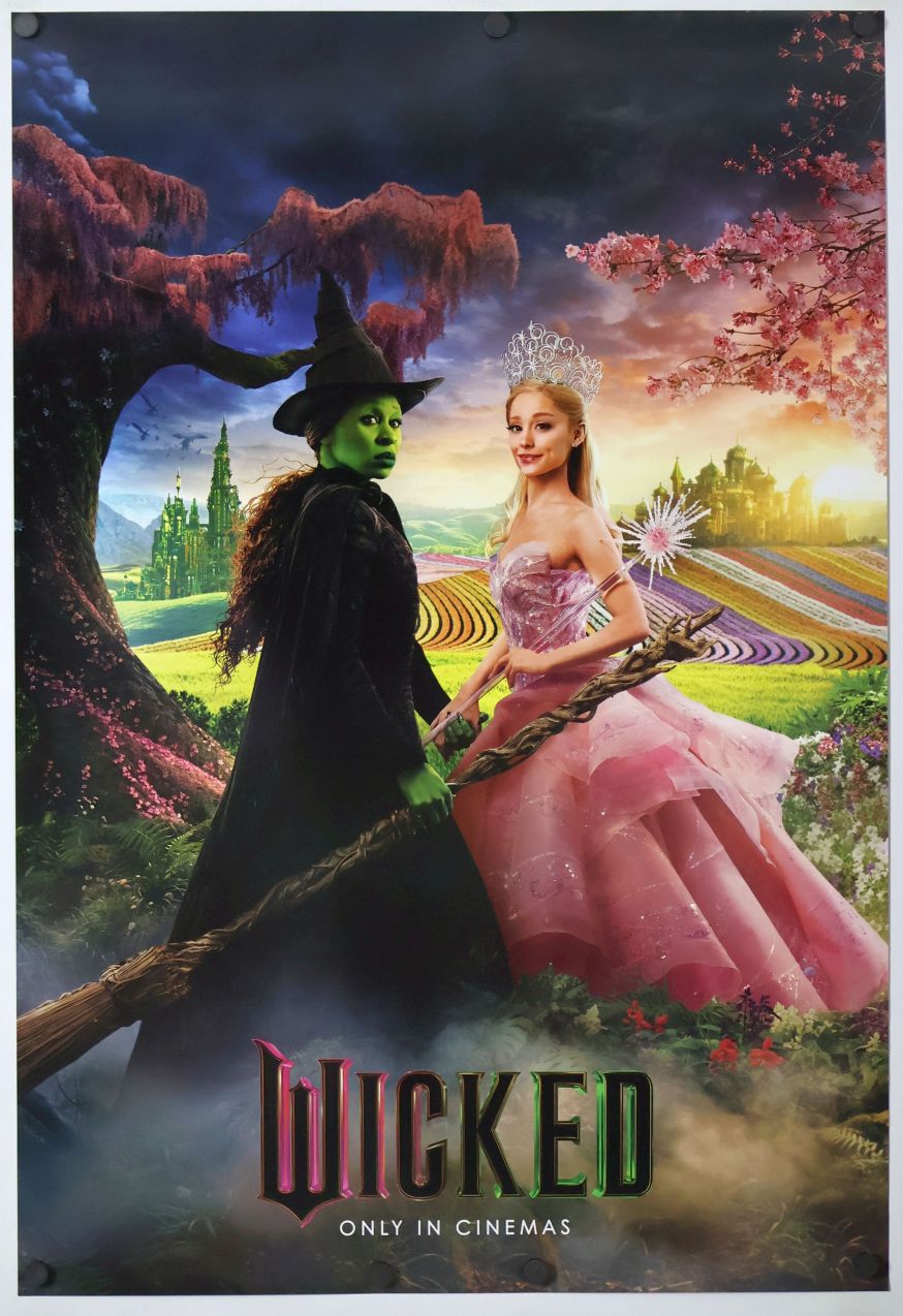 Wicked (2024) original theatrical movie poster - International Style F