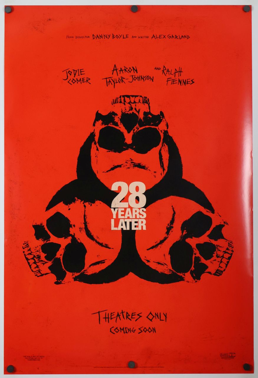 28 Years Later (2025) original theatrical movie poster - Advance