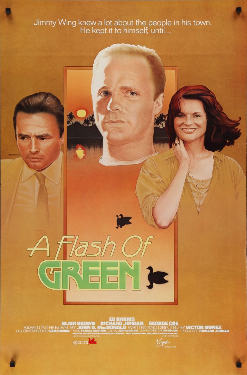 A Flash of Green (1984) original theatrical movie poster - Final
