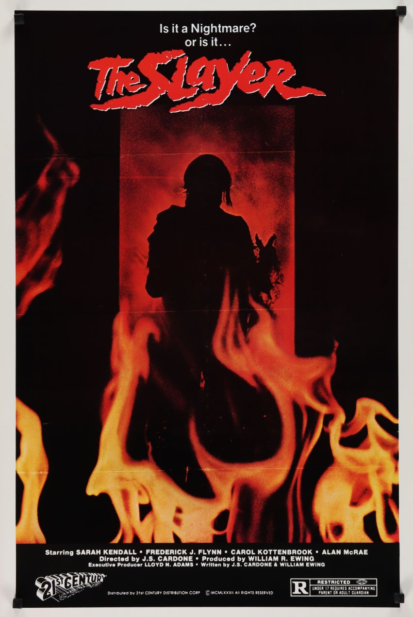 The Slayer (1982) original theatrical movie poster - Final