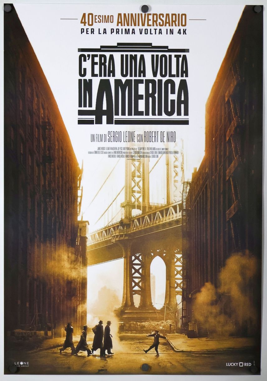 Once Upon a Time in America (2023) original theatrical movie poster - Re-Release
