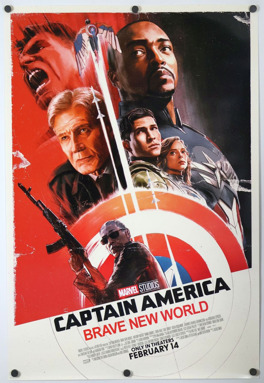 Captain America: New World Order (2025) original theatrical movie poster - Final