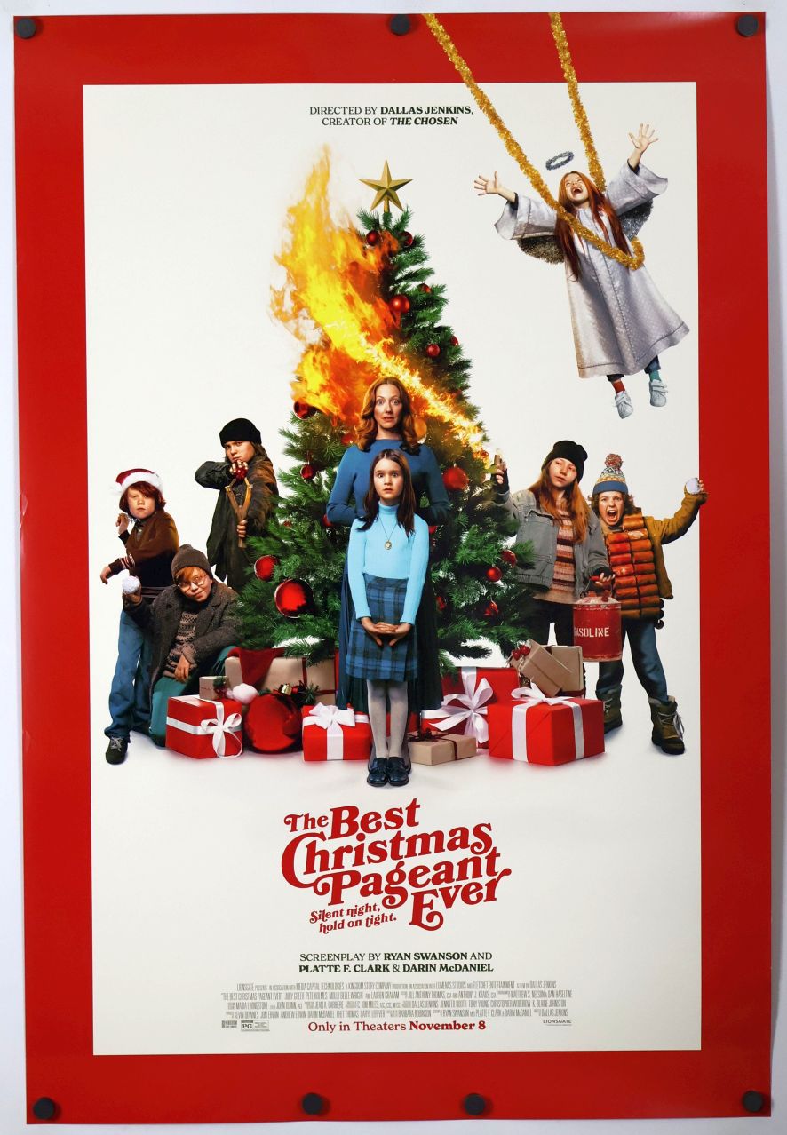 The Best Christmas Pageant Ever (2024) original theatrical movie poster - Final