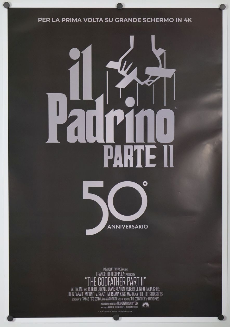 The Godfather: Part II (2024) original theatrical movie poster - Re-Release