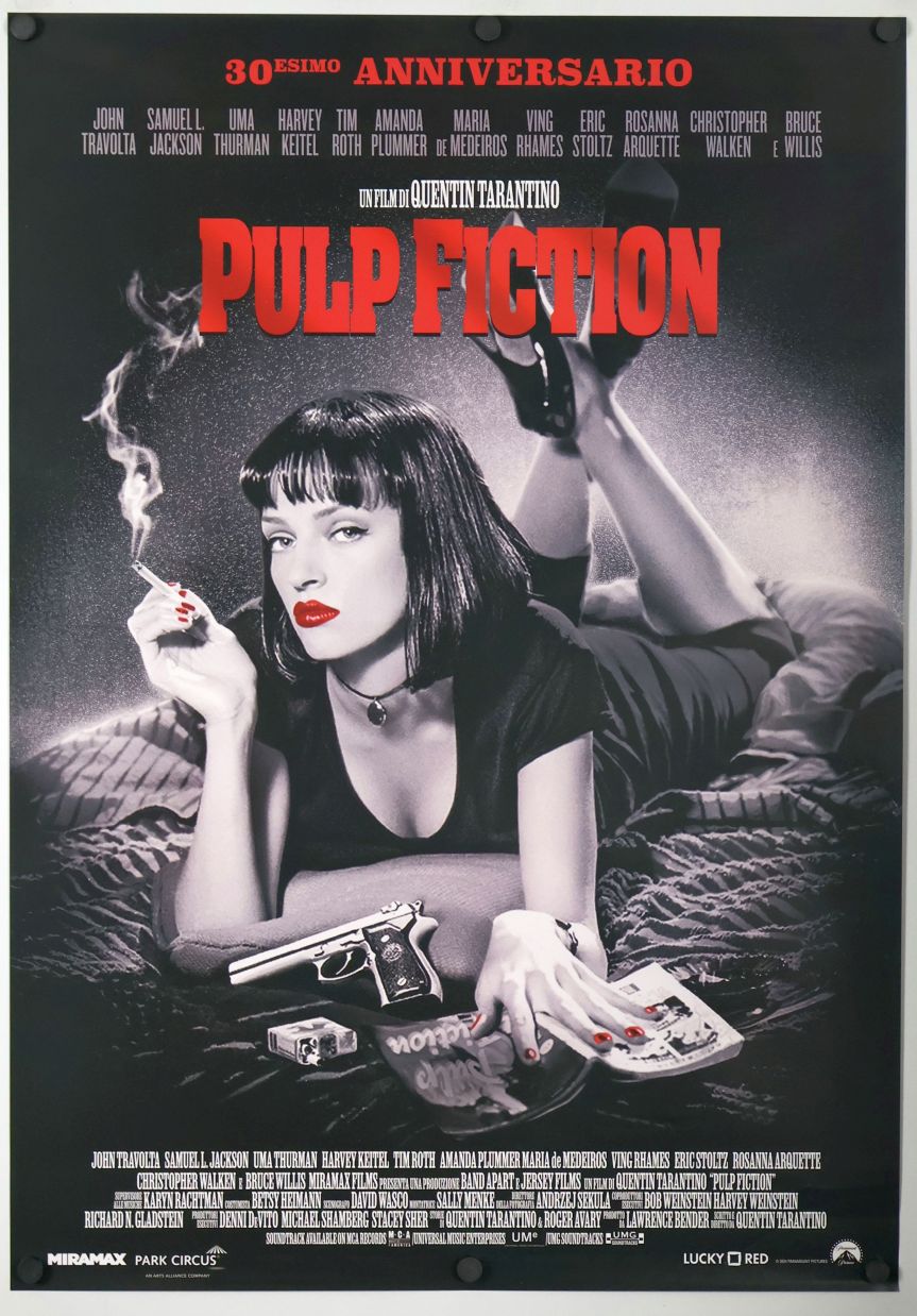 Pulp Fiction (2024) original theatrical movie poster - Re-Release