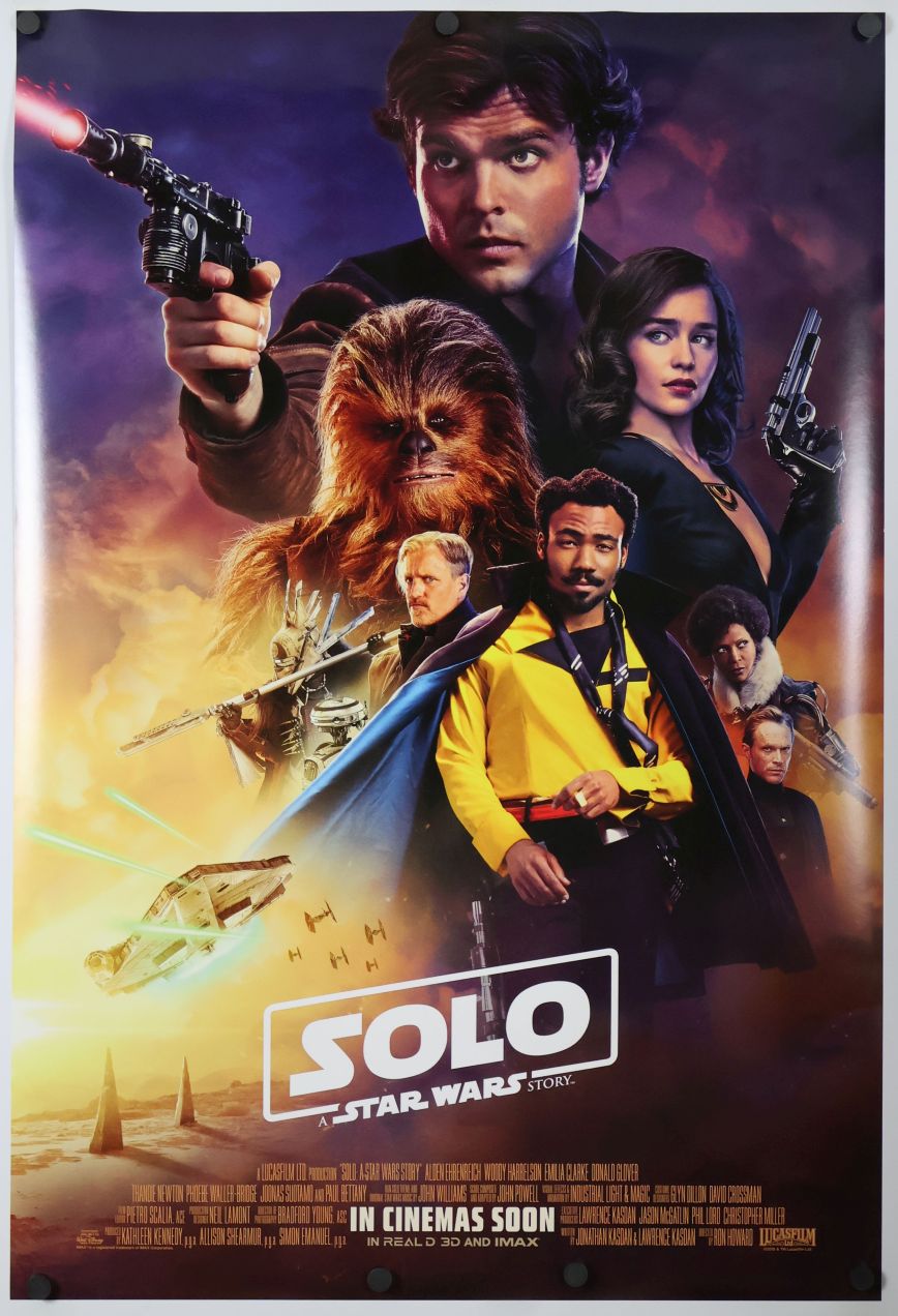 Solo: A Star Wars Story (2018) original theatrical movie poster - International Style B