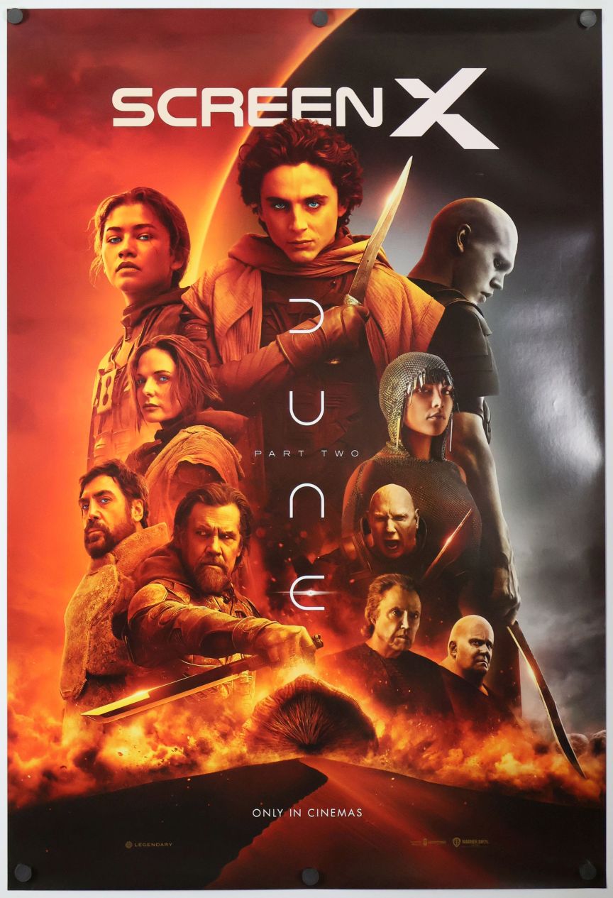 Dune: Part Two (2024) original theatrical movie poster - International ScreenX