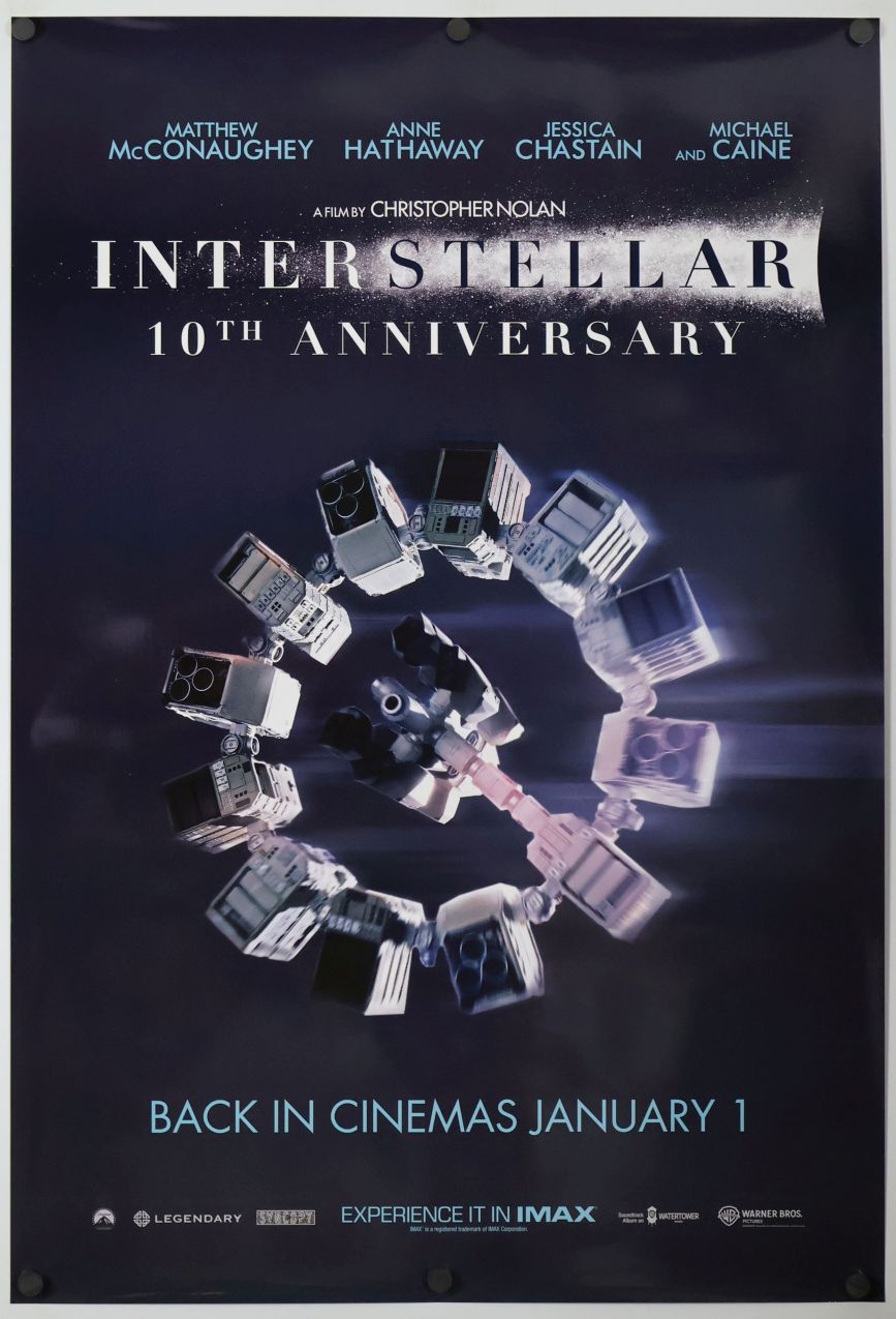Interstellar (2014) original theatrical movie poster - International Re-release Style B