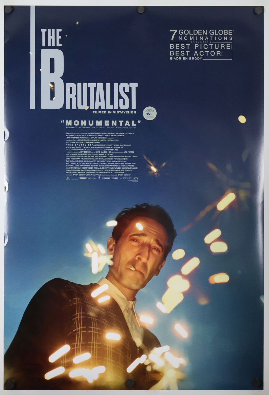 The Brutalist (2024) original theatrical movie poster - Style B